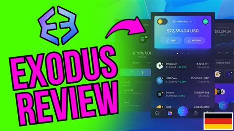 Exodus Wallet Review Beste Krypto Wallet Youtube