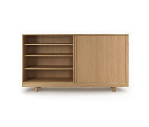 Sideboard with Sliding Doors Natural Oak | Architonic | Sliding doors, Sideboard designs ...