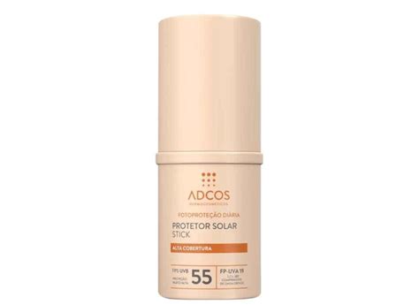 Adcos Fotoproteção Diária Tonalizante Stick FPS 55 Nude Protetor Solar Cor 17g em Promoção