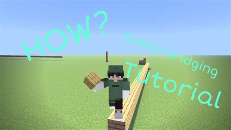 Tutorial How To Speed Bridge In Mincraft Youtube