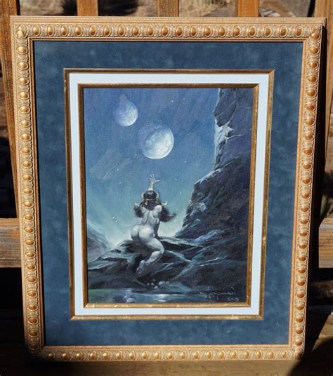 Original Mike Hoffman Pin Up Painting