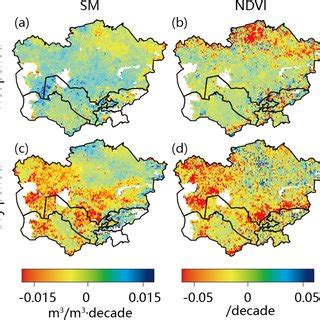 Spatial Patterns Of The Linear Trends Of Mean Growingseason Soil