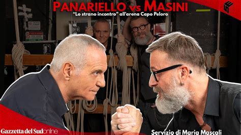 Panariello Vs Masini Lo Stano Incontro All Arena Di Capo Peloro