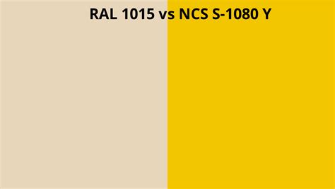 Ral 1015 Vs Ncs S 1080 Y Ral Colour Chart Uk