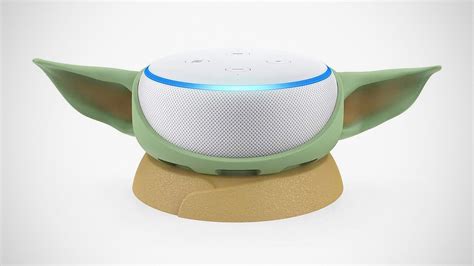 Turn Your Amazon Echo Dot Into A Cute Device With This Baby Yoda Stand