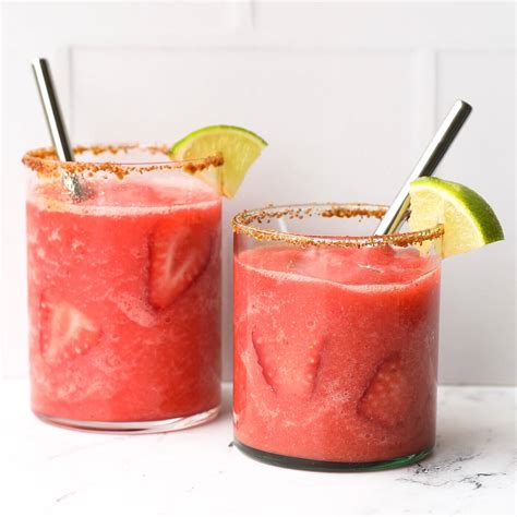 Minute Frozen Strawberry Daiquiri Mocktail Real Simple Good