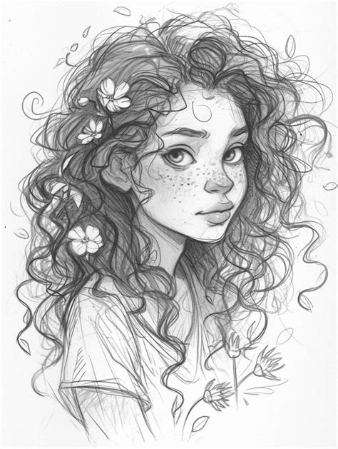 25 Cute Female Character Sketch Ideas For All Skill Levels Brighter