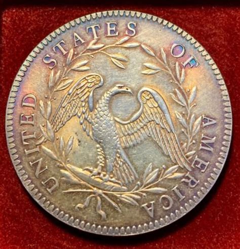 1794 Flowing Hair US Silver Dollar Fantastic Gold Toning of - Etsy