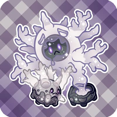 (Holographic) Shiny Galarian Corsola & Cursola Print · PRINCEOFSPIRITS ...