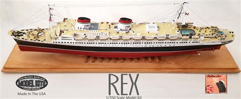 SS Rex Ocean Liner 1/350 Scale Model Kit