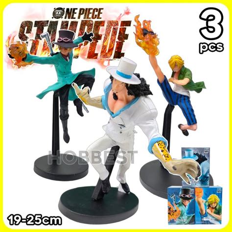 Jual Action Figure ONE PIECE STAMPEDE Isi 3 Pcs Miniatur Topper