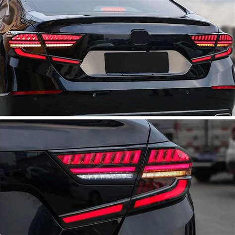 Vland Smoked Led Tail Light For Honda Accord Rear Lamp