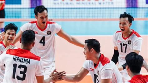 Timnas Voli Putra Indonesia Cetak Hattrick Emas Sea Games Usai Taklukan