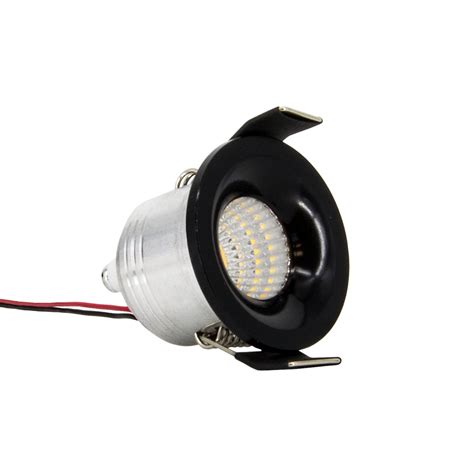 PremiumX LED Mini Spotlight schwarz Einbaustrahler 3W 240V warmweiß