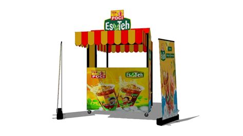 Poci Tea Booth 3d Warehouse