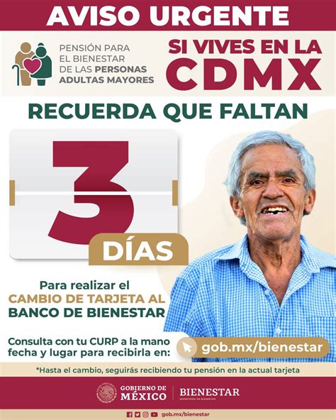 Bienestar on Twitter PensiónAdultoMayor CDMX A MontielR