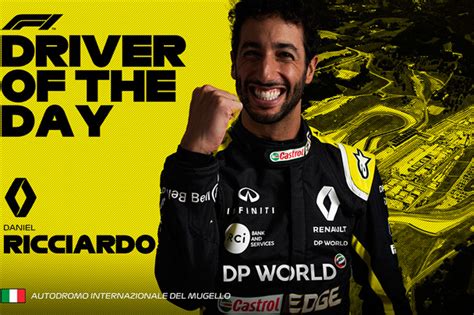 Daniel Ricciardo elegido piloto del día en el GP de La Toscana F1 2020