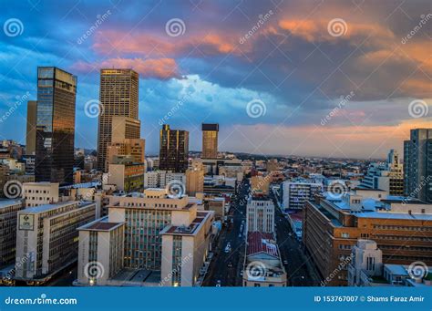 Johannesburg City Skyline Royalty-Free Stock Image | CartoonDealer.com #2534734