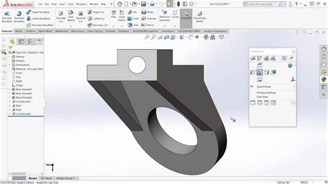 Solidworks Setting Custom View Orientations Youtube