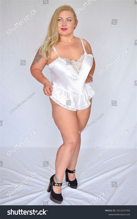 Woman White Lingerie Vintage Lingerie Teddy Stock Photo Shutterstock