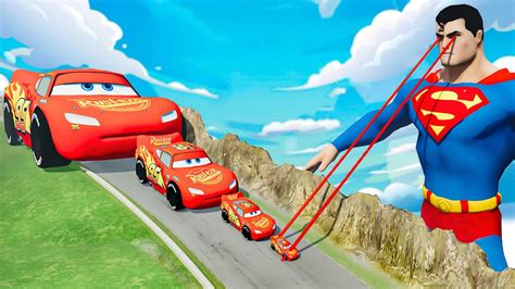 TRANSPORTING PIXAR CARS FRUITS WITH COLORED JOHN DEERE Vs CLAAS Vs