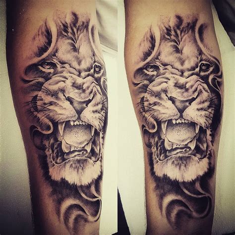 Roaring Lion Tattoo - Bladez Barbers and Grooming Room