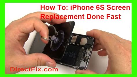 How To Iphone 6s Screen Repair Done In 3 Minutes Youtube