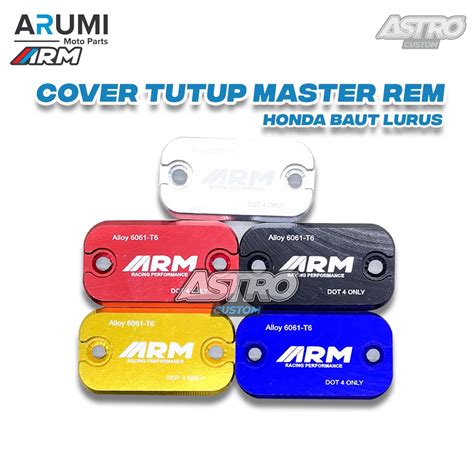 Jual Cover Tutup Master Rem Vario 125 NEW Vario 150 NEW Arm Aluminium