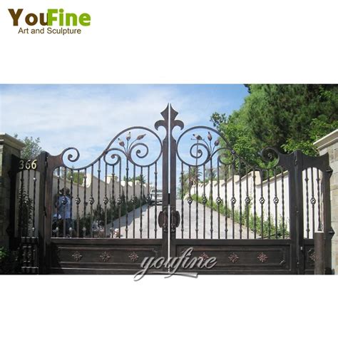 Simple Wrought Iron Gate Design For Home - Buy Iron Gate Design,Simple ...