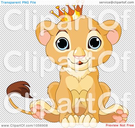 Royalty-Free Vector Clip Art Illustration of a Cute Baby Boy Lion ...