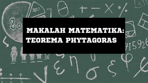 Makalah Matematika Teorema Phytagoras Info Menarik