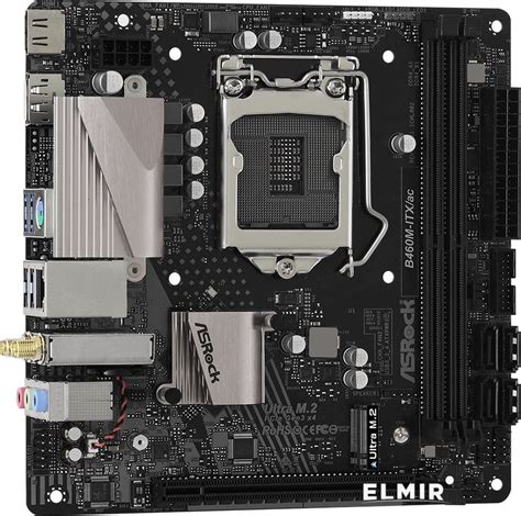 Материнская плата ASRock B460M-ITX/AC s-1200 B460 купить | Elmir - цена ...