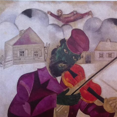 The Green Violinist By Marc Chagall Marc Chagall Chagall