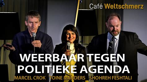 Weerbaar Tegen Politieke Agenda Marcel Crok Toine Manders Shohreh