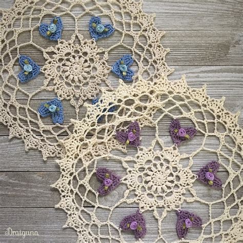 Free Crochet Pattern For Heartblossoms Doily ⋆ Crochet Kingdom