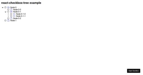 React Checkbox Tree Example Forked Codesandbox