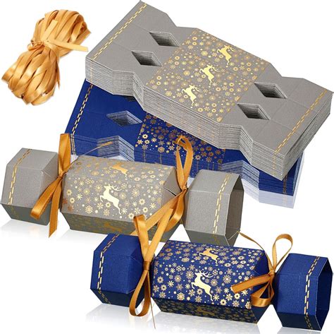 Tenceur Christmas Cracker Kit No Snap Xmas Party Table Favors