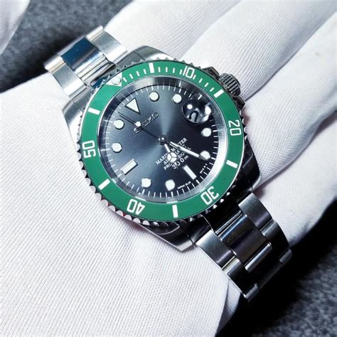 Seikolex Kermit Submariner Mod Men S Fashion Watches Accessories