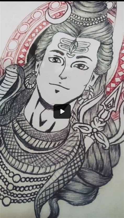 draw bhole baba drawing mandala art   draw lord shiva