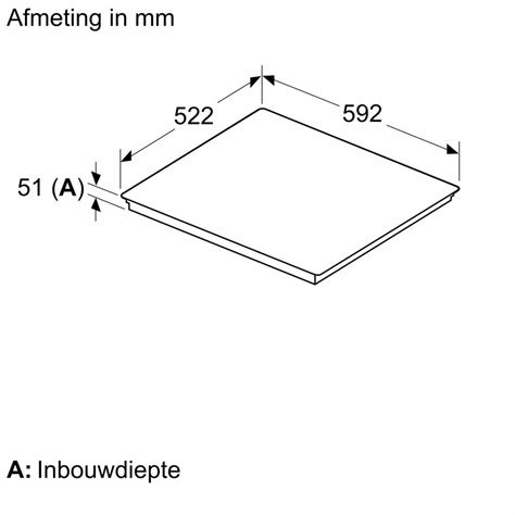 Siemens EH631HFC1M ExtraKlasse Inbouw Inductie Kookplaat