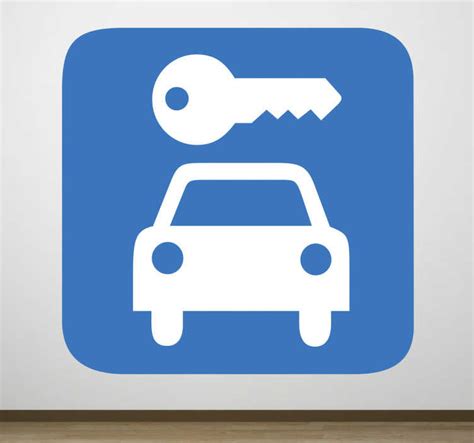 Parking Sticker Sign Sticker - TenStickers