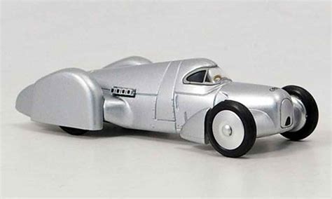 Miniature Auto Union Typ B Brumm Stuck Speed Record Voiture