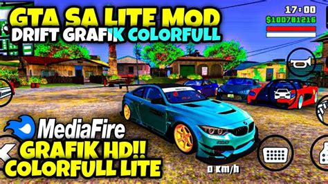 Gta Sa Lite Mod Drift Grafik Colorfull Terbaru Di Android Youtube