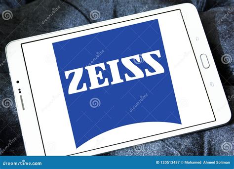 Carl Zeiss company logo editorial photography. Image of carl - 120513487