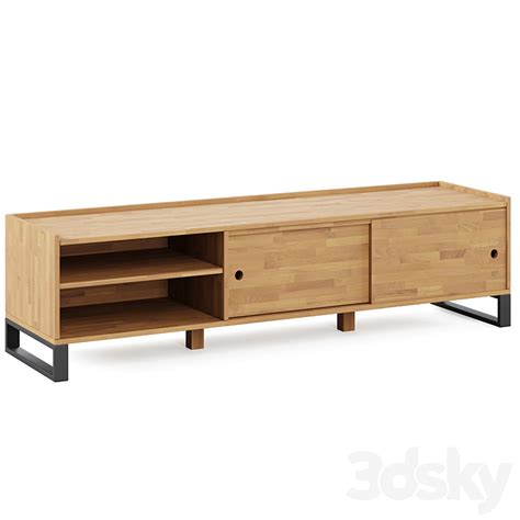 Hiba Solid Oak Steel TV Unit 2 By LA REDOUTE INTERIEURS Sideboard