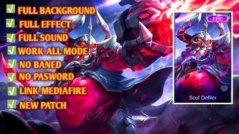 Script Skin Bane Epic No Pasword Patch Terbaru Mobile Legends