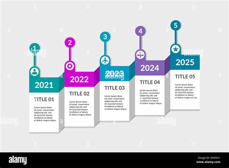 Timeline Infographic With 5 Options Business Plan Concept Chart