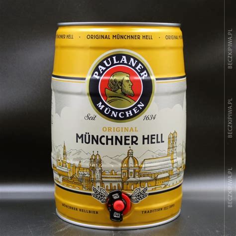 Paulaner Munchner Hell 5l Beczka Beczki Piwa Najlepsze Niemieckie