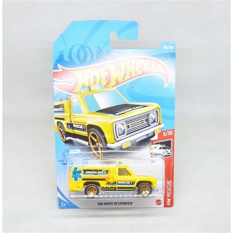 Jual Hot Wheels Ambulance HW Rapid Responder HW Rescue Shopee Indonesia