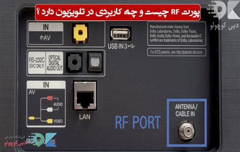 پورت Rf چیست ؟ همراه با ویدیو کاربرد پورت Rf در تلویزیون